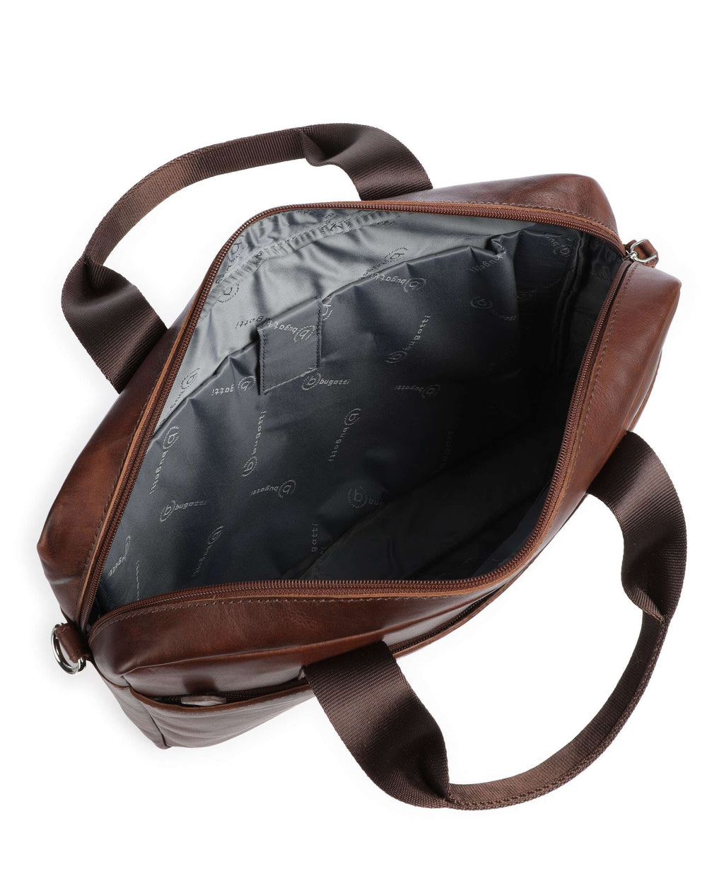 Bugatti Toskana Briefcase cognac