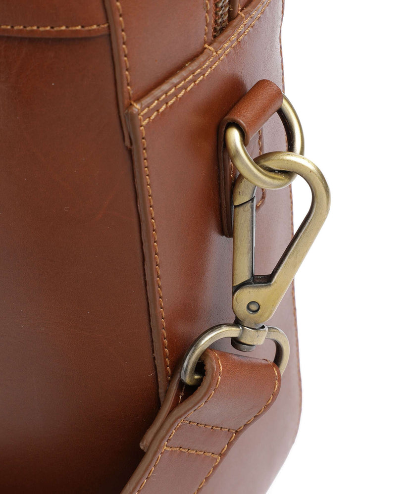 Bugatti Remo Briefcase cognac