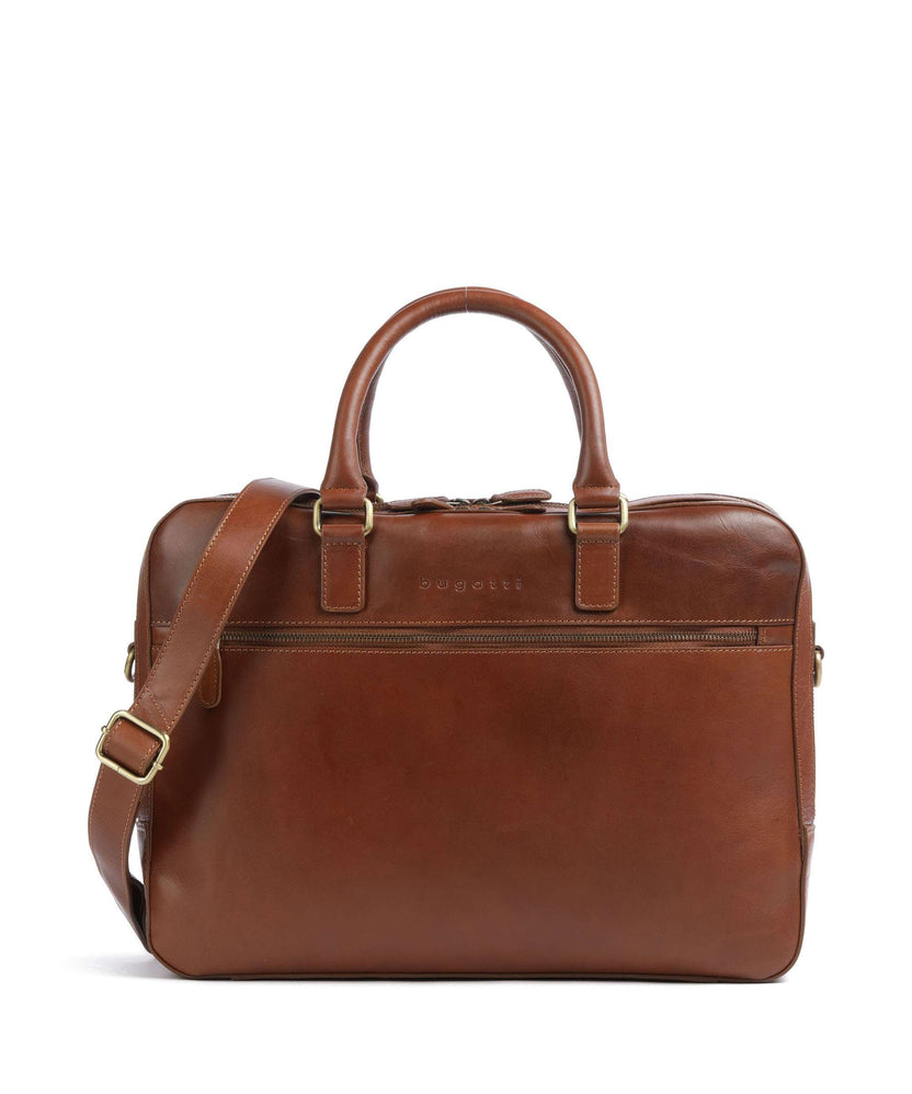 Bugatti Remo Briefcase cognac