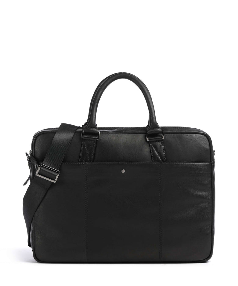 Bugatti Black Magic Briefcase schwarz