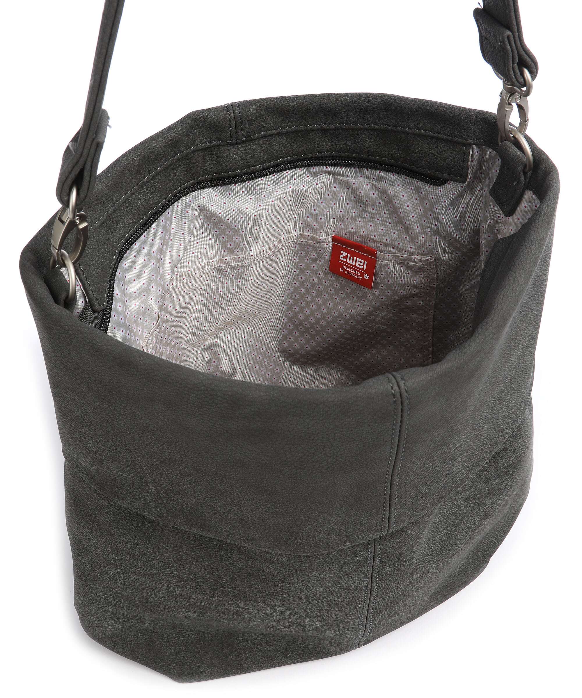 Zwei Mademoiselle.M M12 Hobo bag nubuk stone
