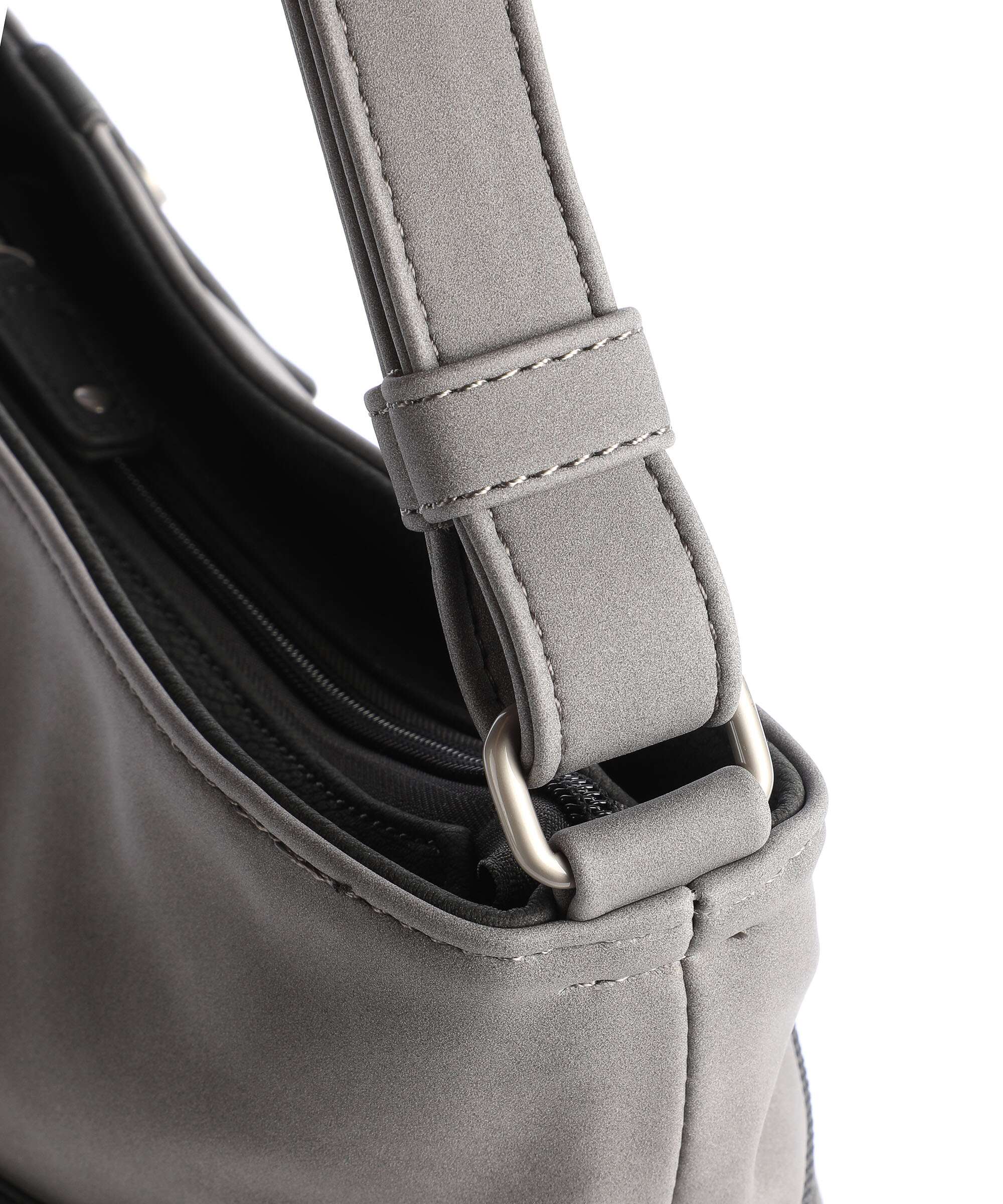 Zwei Jana J10 Shoulder bag nubuk stone