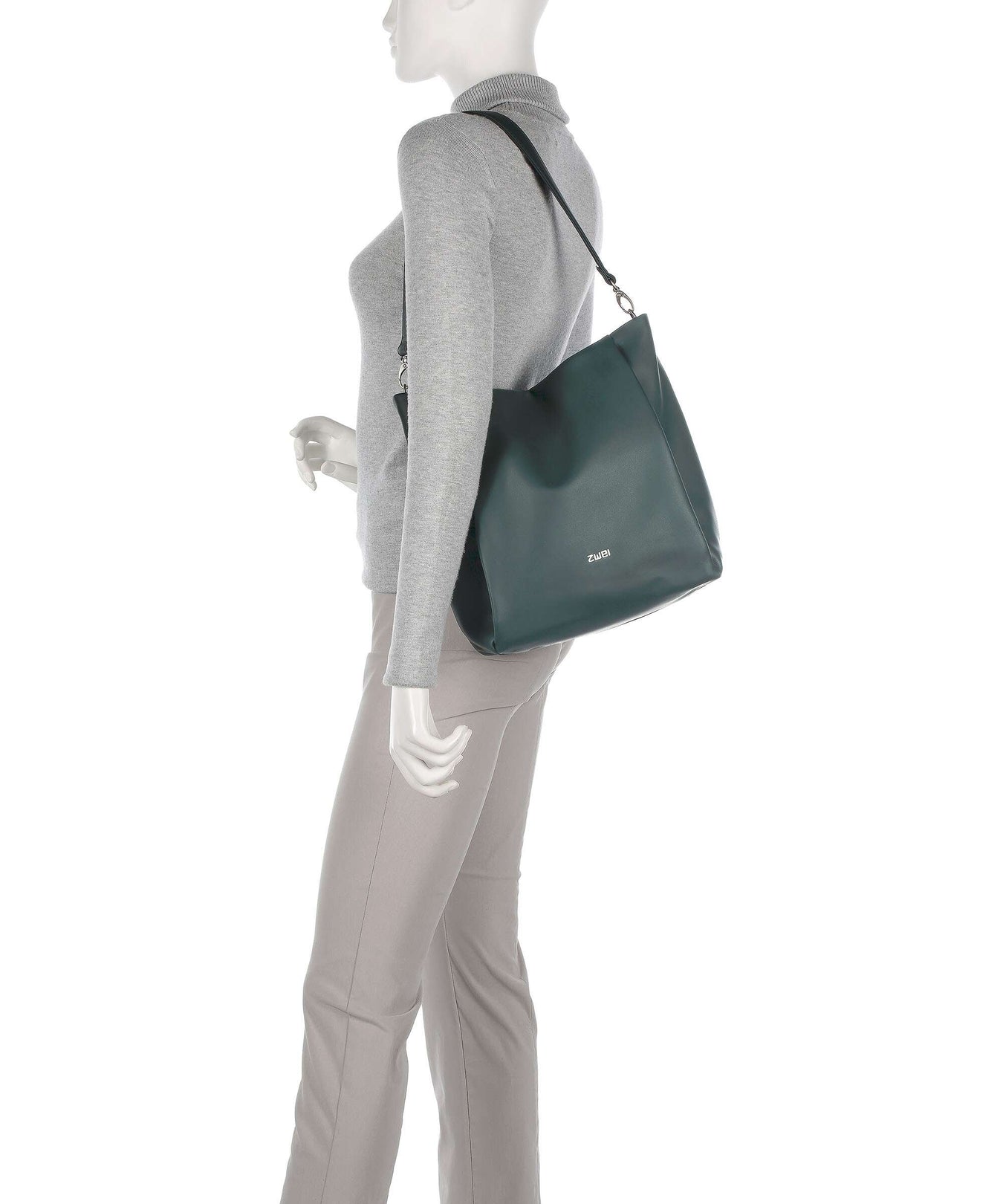 Zwei Yuna YU120 Hobo bag pine