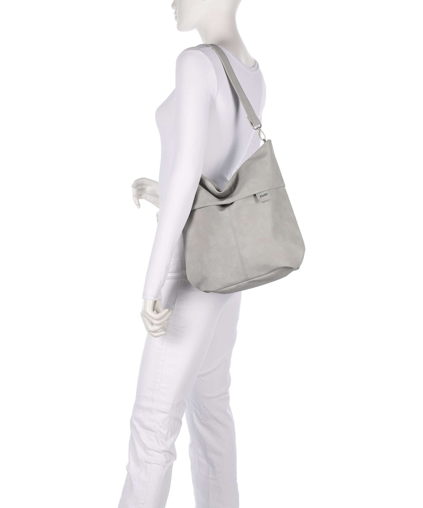 Zwei Mademoiselle.M M12 Hobo bag nubuk ice