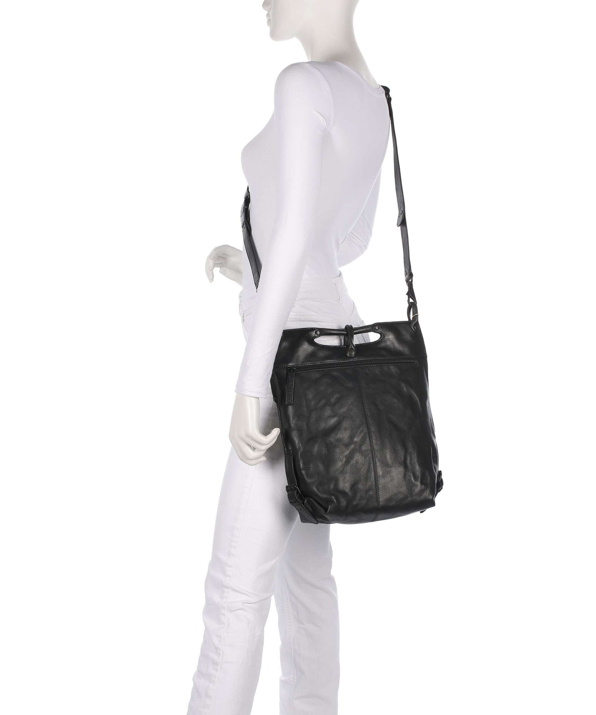 Aunts & Uncles Grandma's Luxury Club Mrs. Pancake Shoulder bag jet black