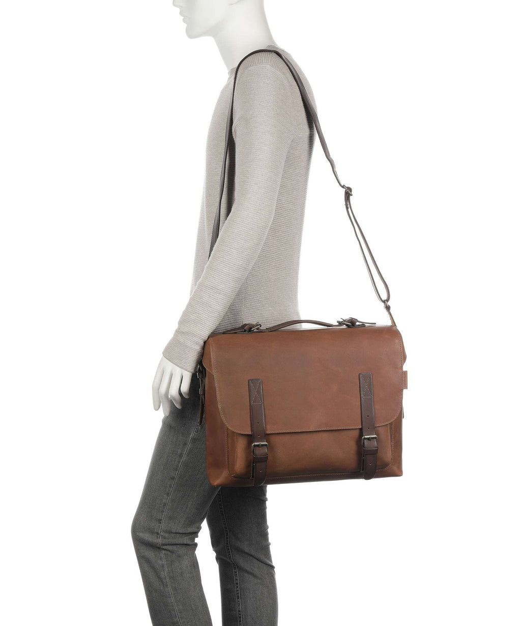 Aunts & Uncles Good Old Friends Big Fella Briefcase hazelnut