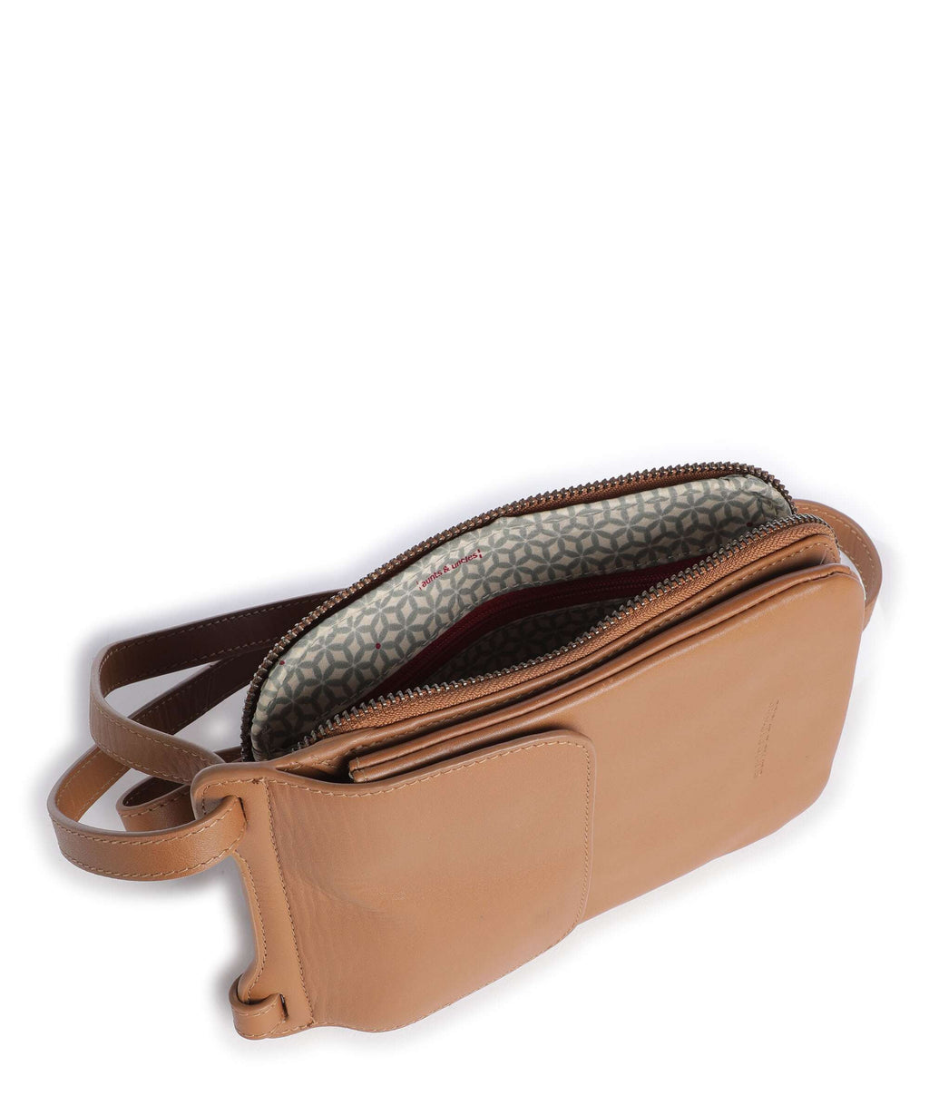 Aunts & Uncles Jamie's Orchard Tulip Phone bag cognac