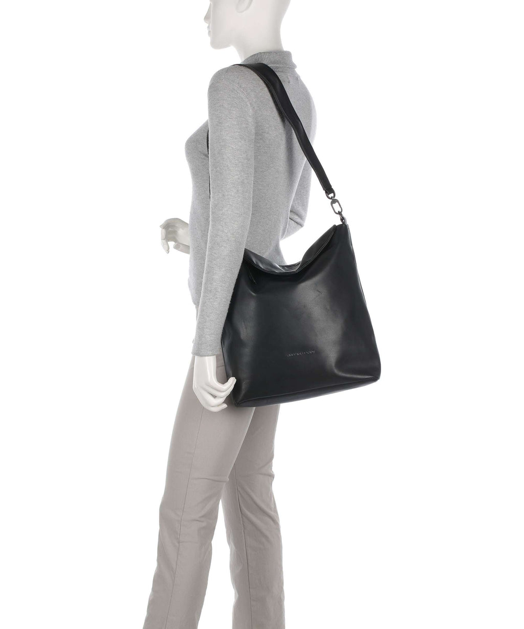 Aunts & Uncles Jamie's Orchard Lotus Hobo bag jet black