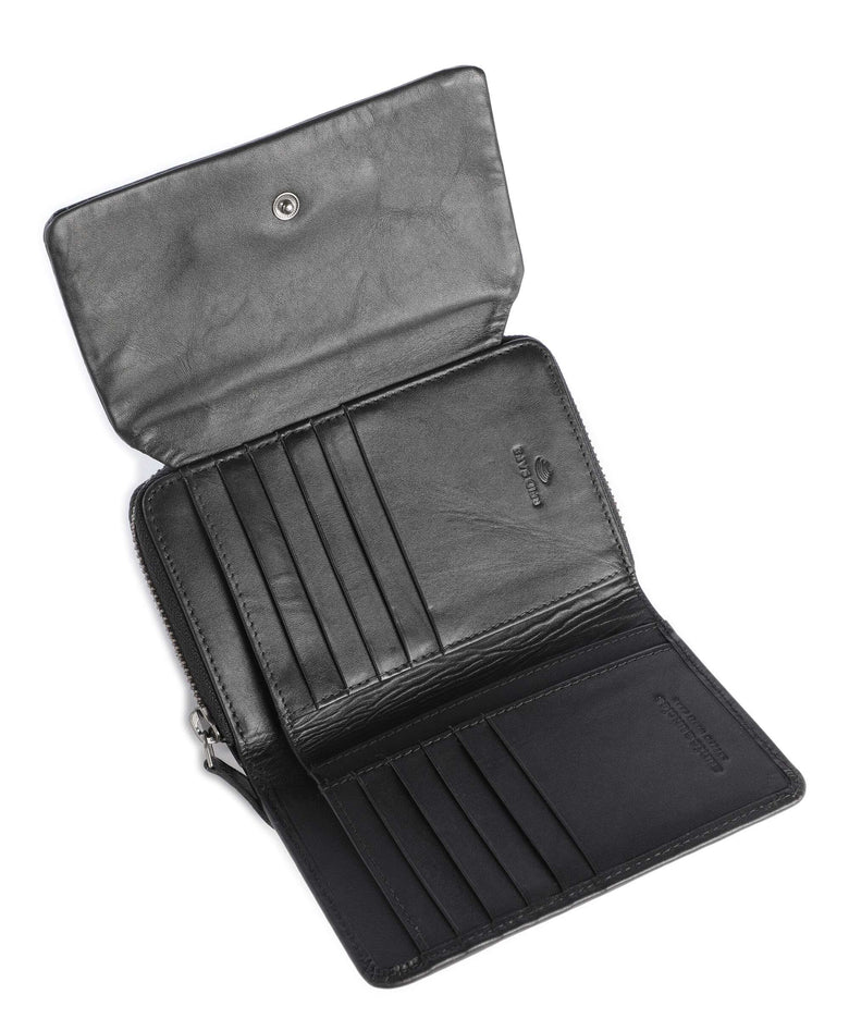 Aunts & Uncles Jamie's Orchard Dahlia Wallet jet black