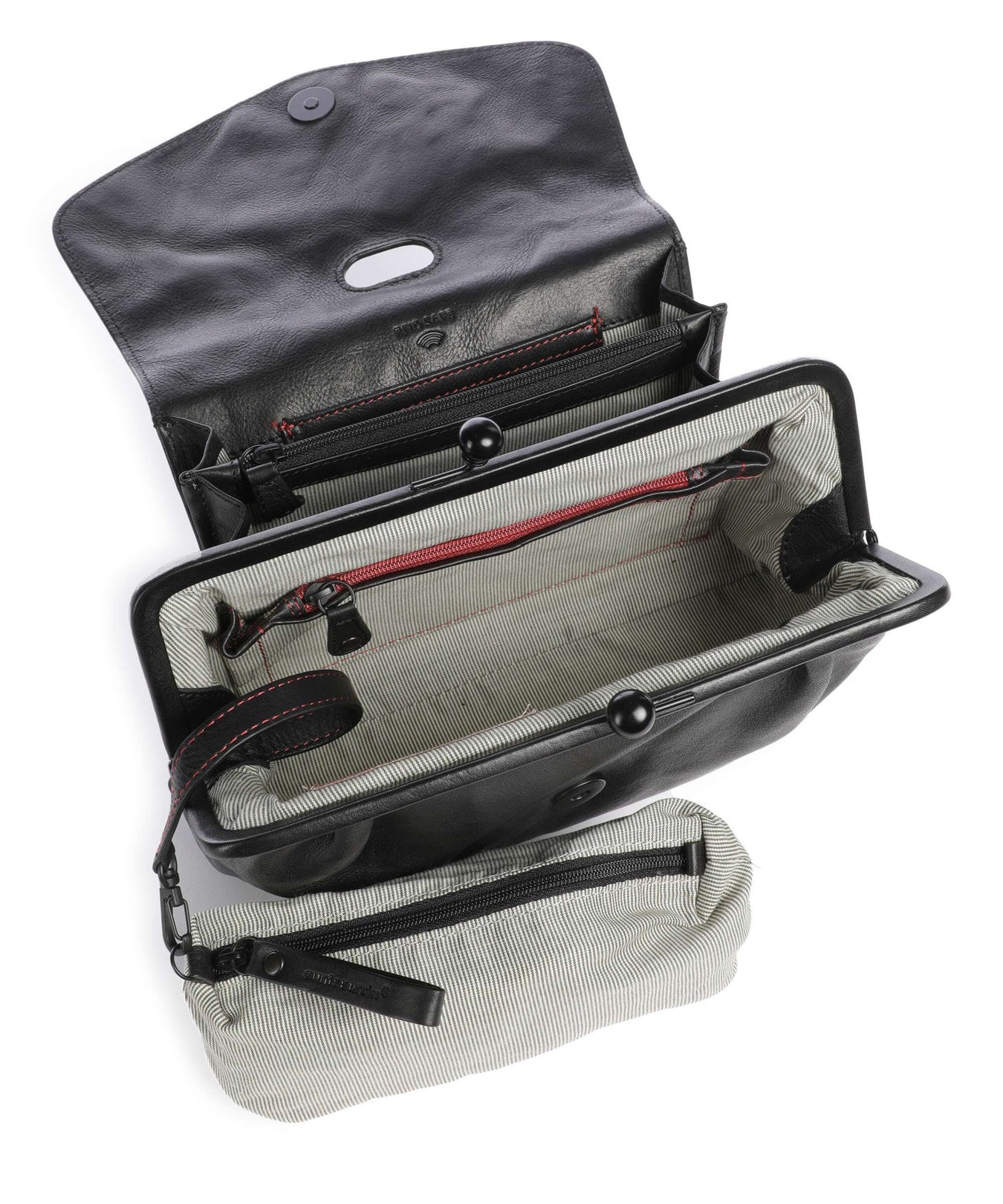 Aunts & Uncles Grandma's Luxury Club Mrs. Madeline Crossbody bag black smoke