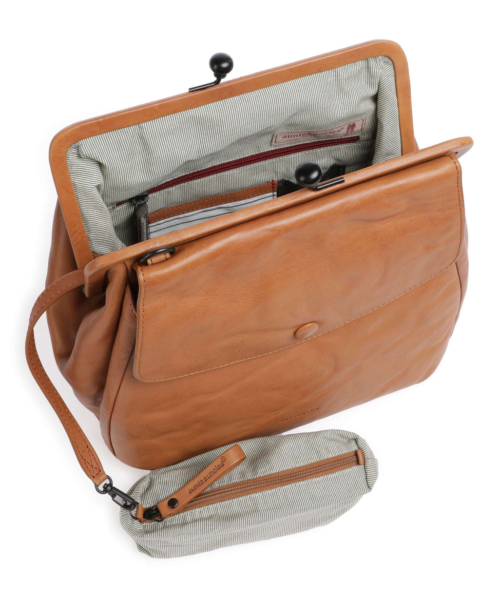 Aunts & Uncles Grandma's Luxury Club Mrs. Mousse Shoulder bag caramel