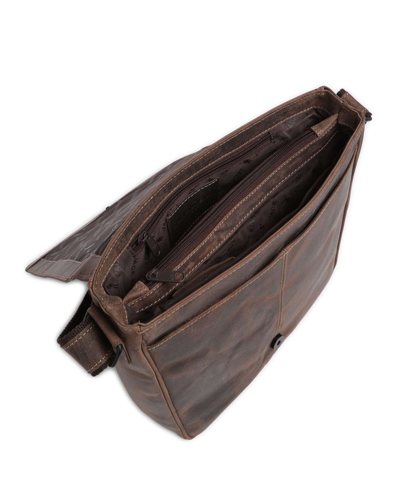 Jack Kinsky Baltimore 4 Shoulder bag mokka
