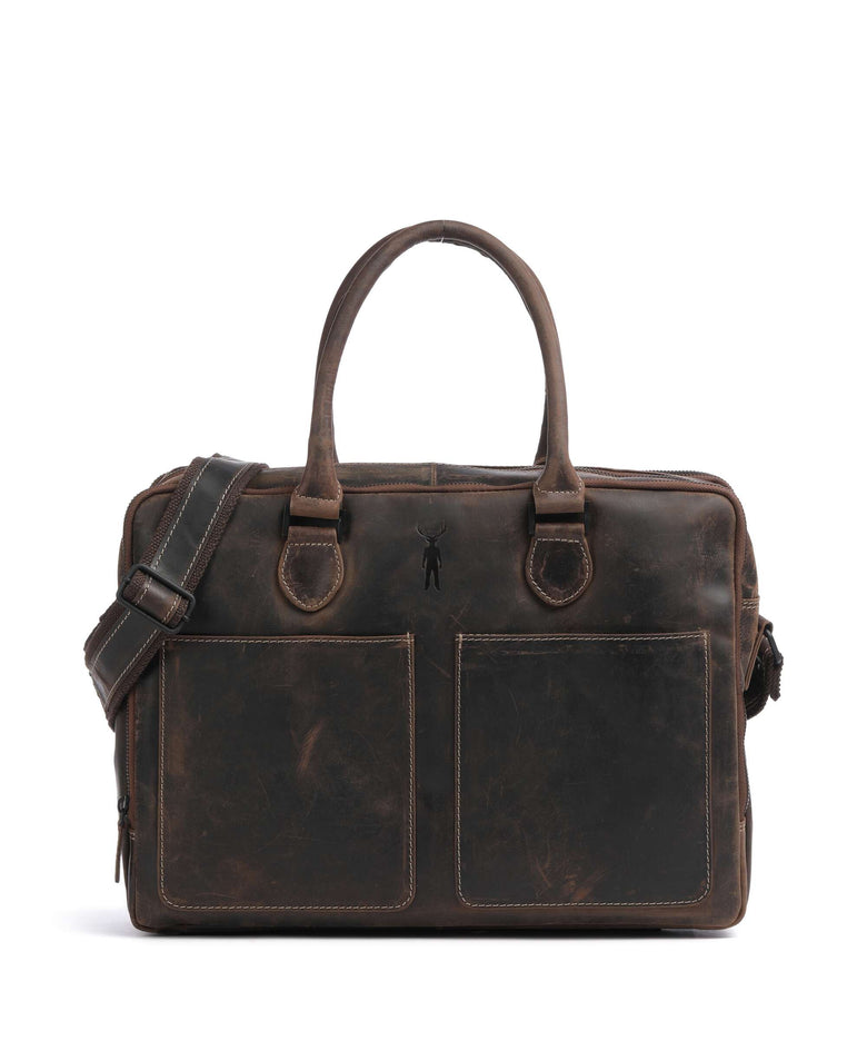 Jack Kinsky Baltimore 7 Briefcase mokka
