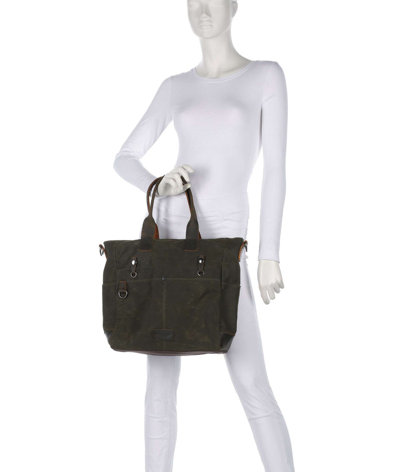 Jack Kinsky Dakar 7 Tote bag oliv