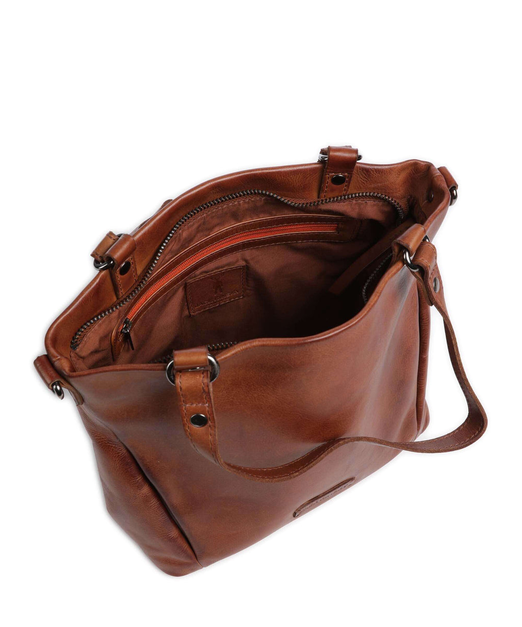 Jack Kinsky Nelson 3 Handbag cognac
