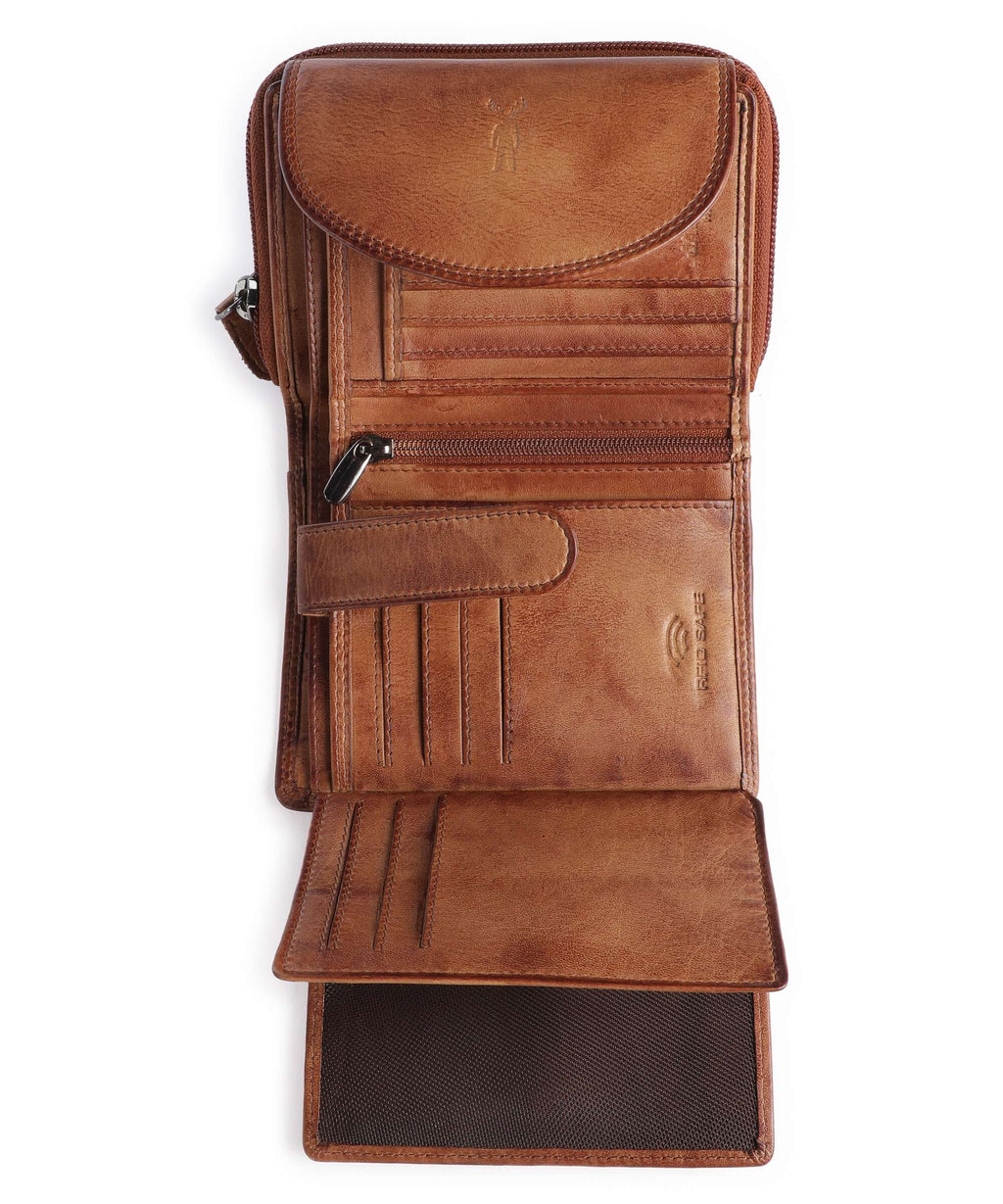 Jack Kinsky Nelson 512 Wallet cognac