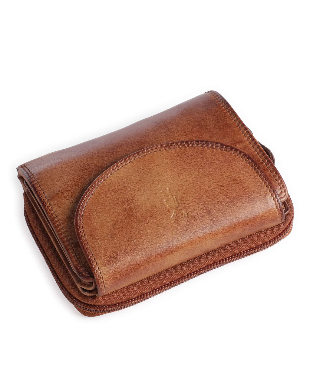 Jack Kinsky Nelson 512 Wallet cognac