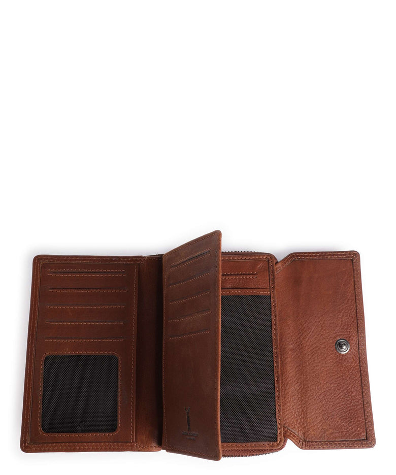 Jack Kinsky Montreal 512N Wallet cognac
