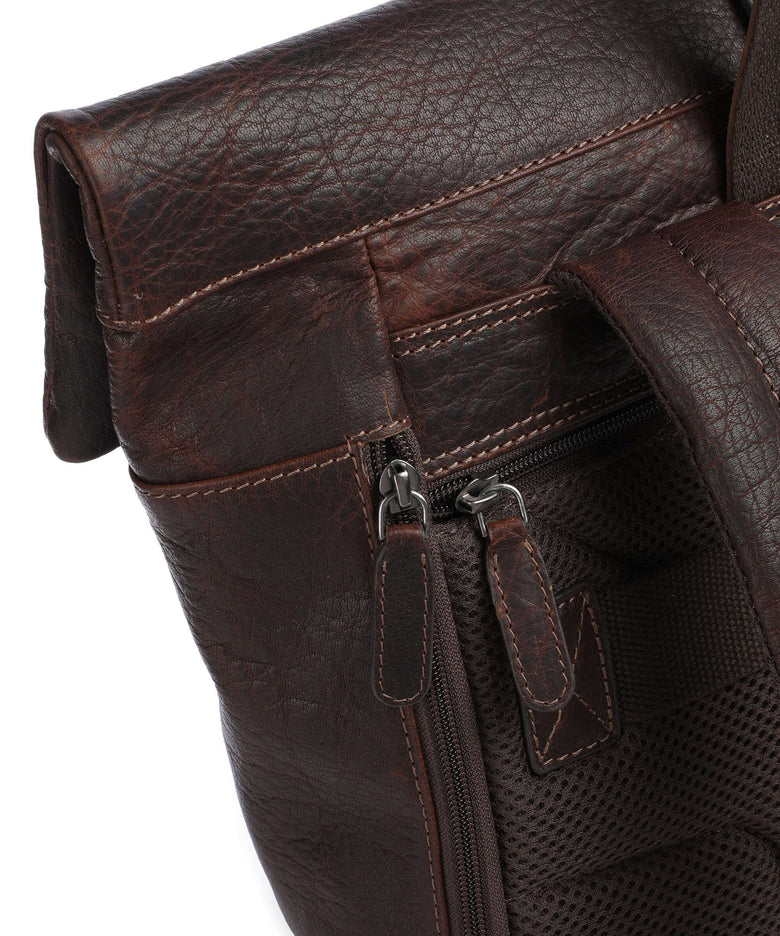 Jack Kinsky Porto 6 Rolltop backpack mokka