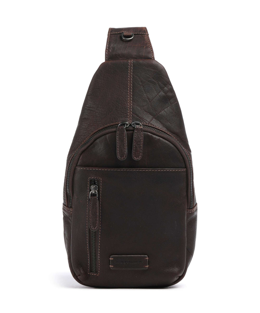 Jack Kinsky Porto 13 Sling bag mokka