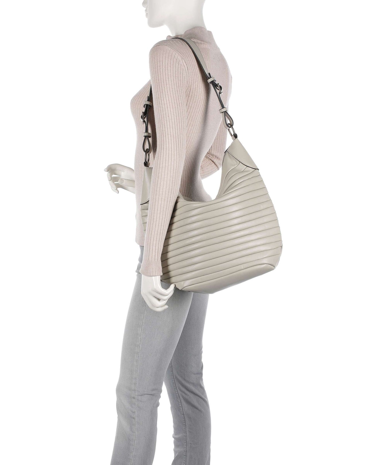 FredsBruder Tabily Hobo bag cool stone