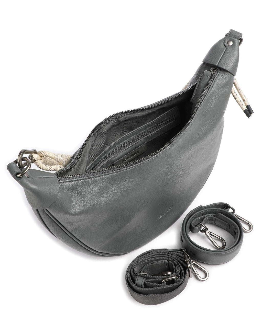 FredsBruder Nea Hobo bag blue grey