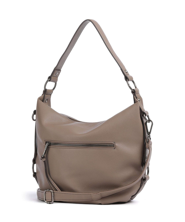 FredsBruder Bestie Hobo bag dark taupe