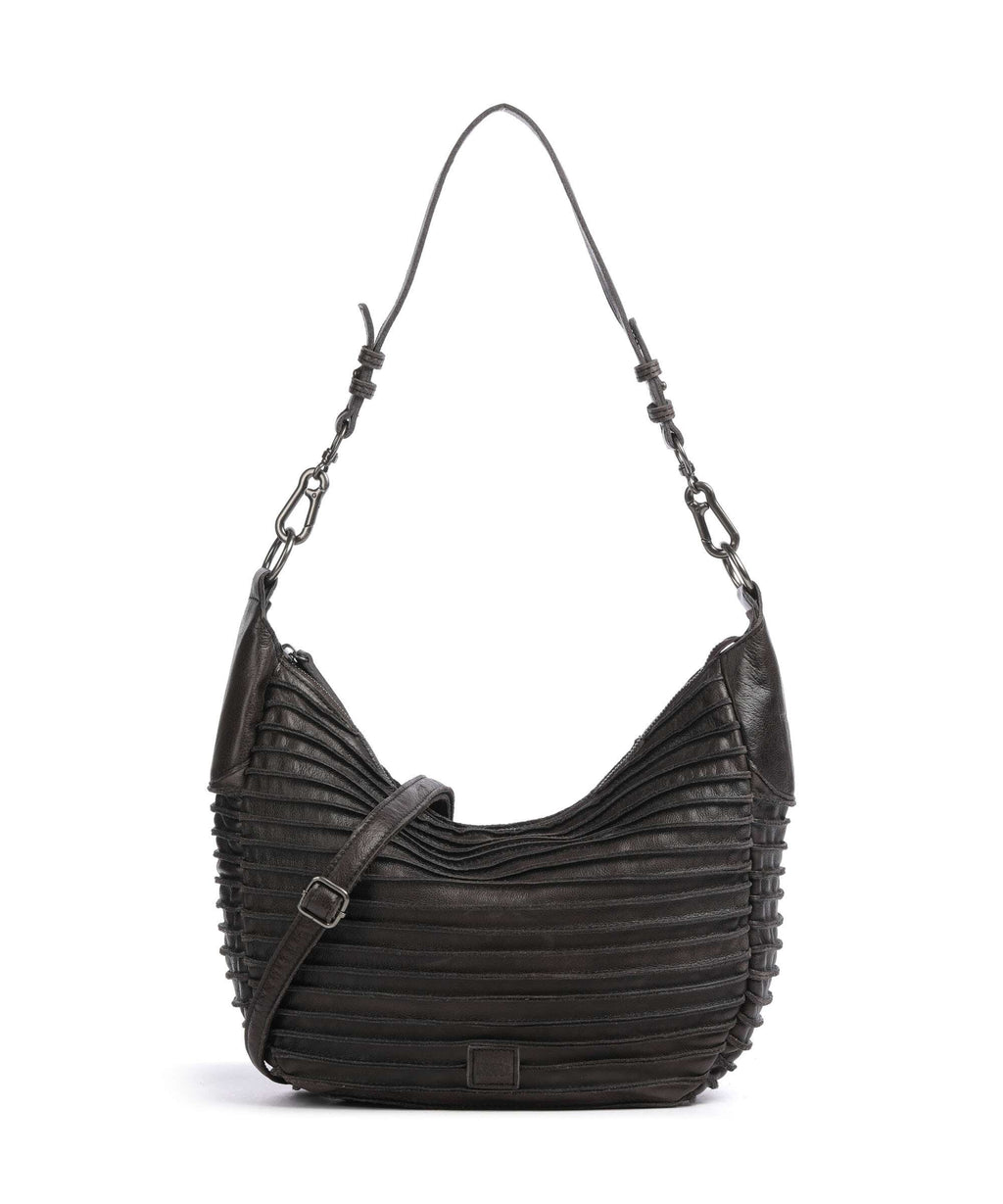 FredsBruder Bestseller Riffel Flowow Hobo bag brown