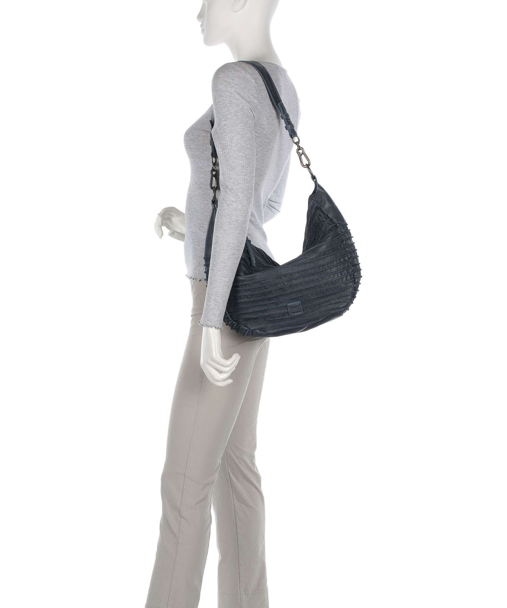 FredsBruder Bestseller Riffel Flowow Hobo bag dusty blue
