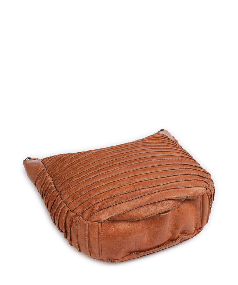 FredsBruder Bestseller Riffeltier S Hobo bag dark caramel