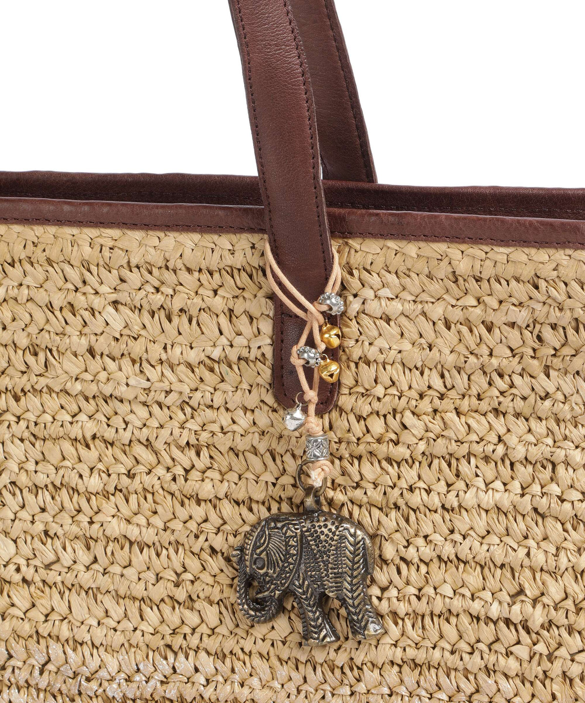 Anokhi Tote bag natural metallic
