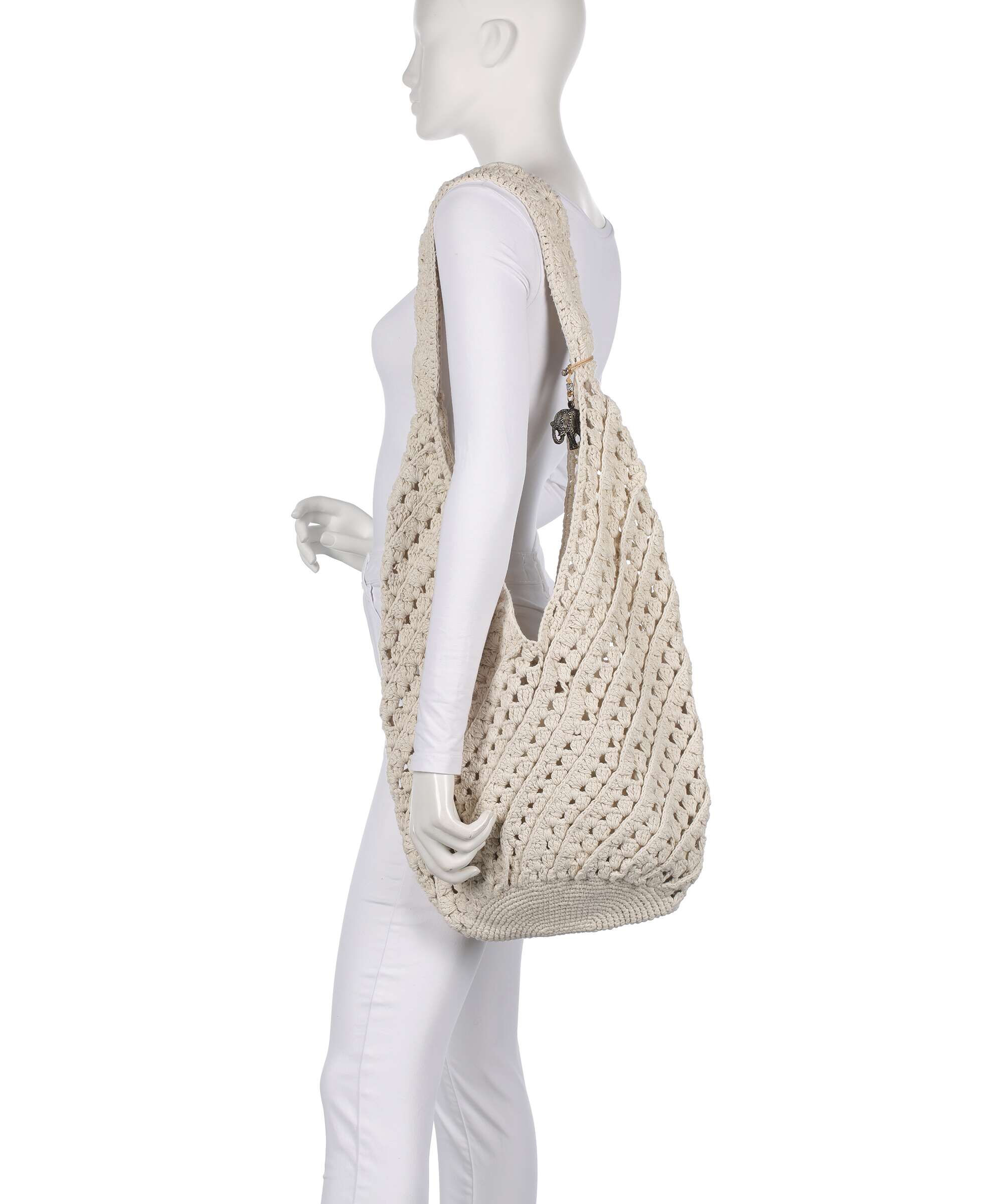Anokhi Hobo bag white