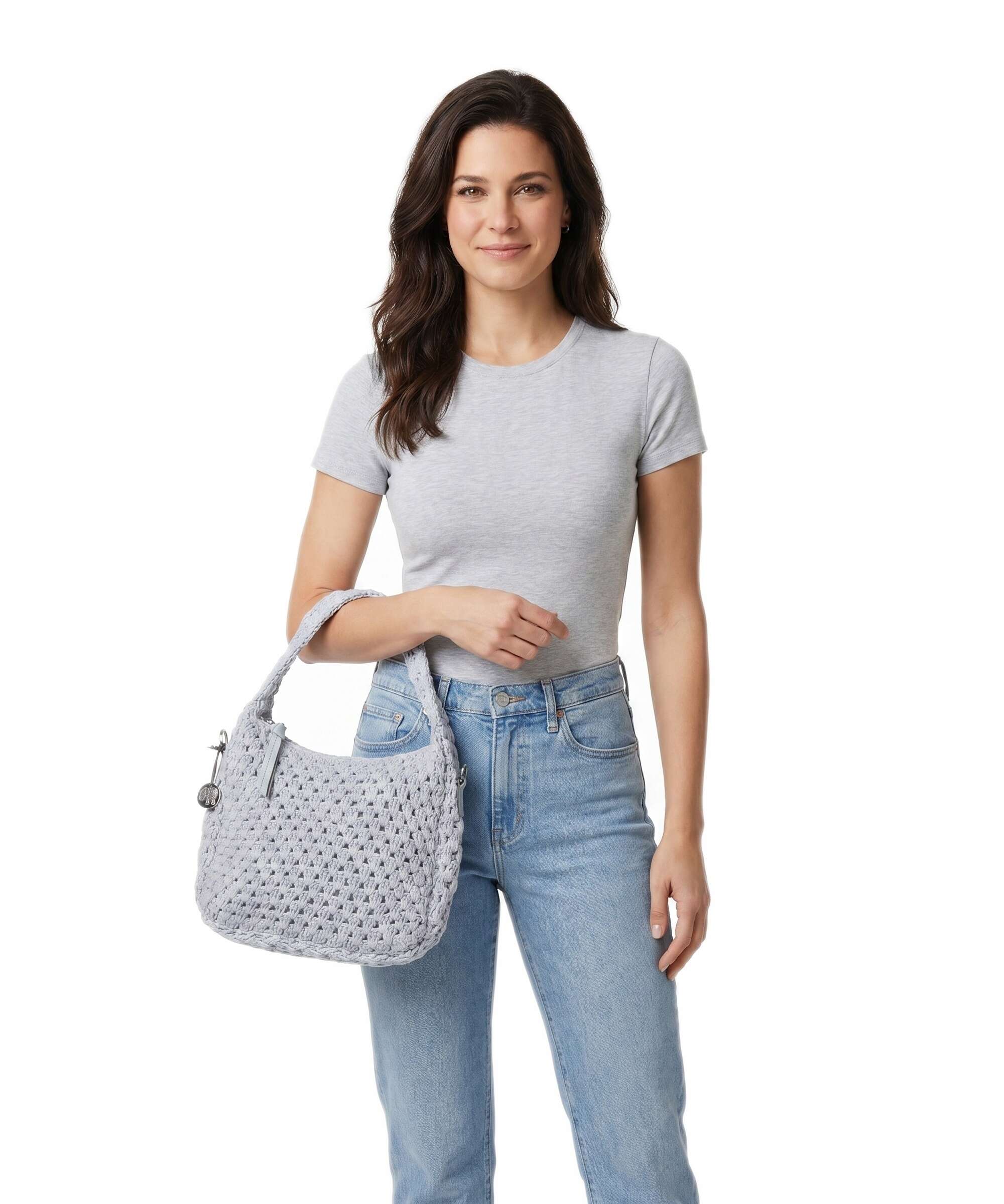 Anokhi Hobo bag blue/ombre
