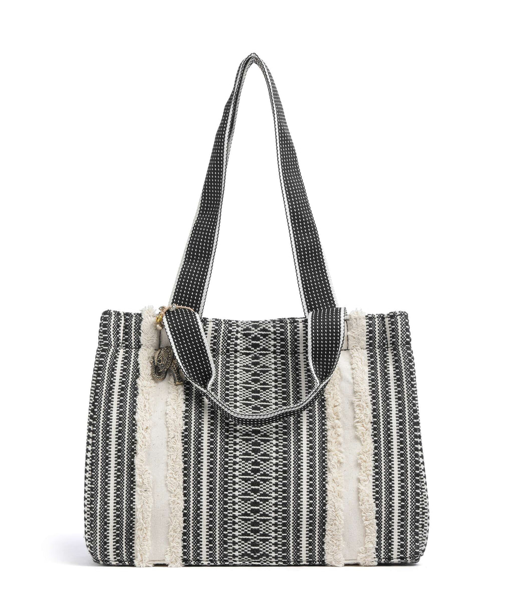 Anokhi Handbag black/white