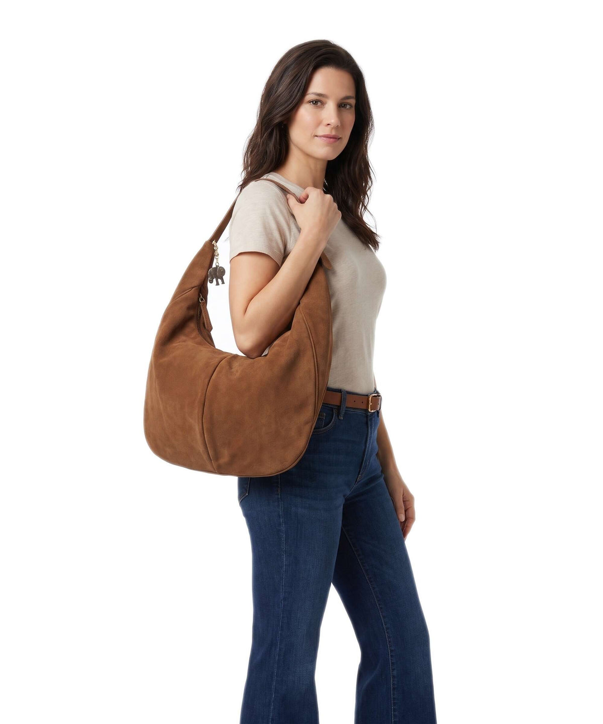 Anokhi Hobo bag tan
