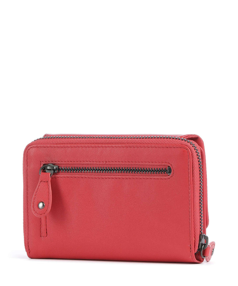 Aunts & Uncles Jamie's Orchard Dahlia RFID Wallet coral