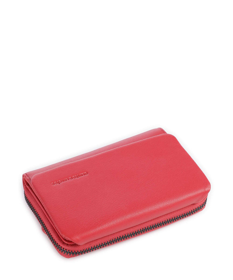 Aunts & Uncles Jamie's Orchard Dahlia RFID Wallet coral