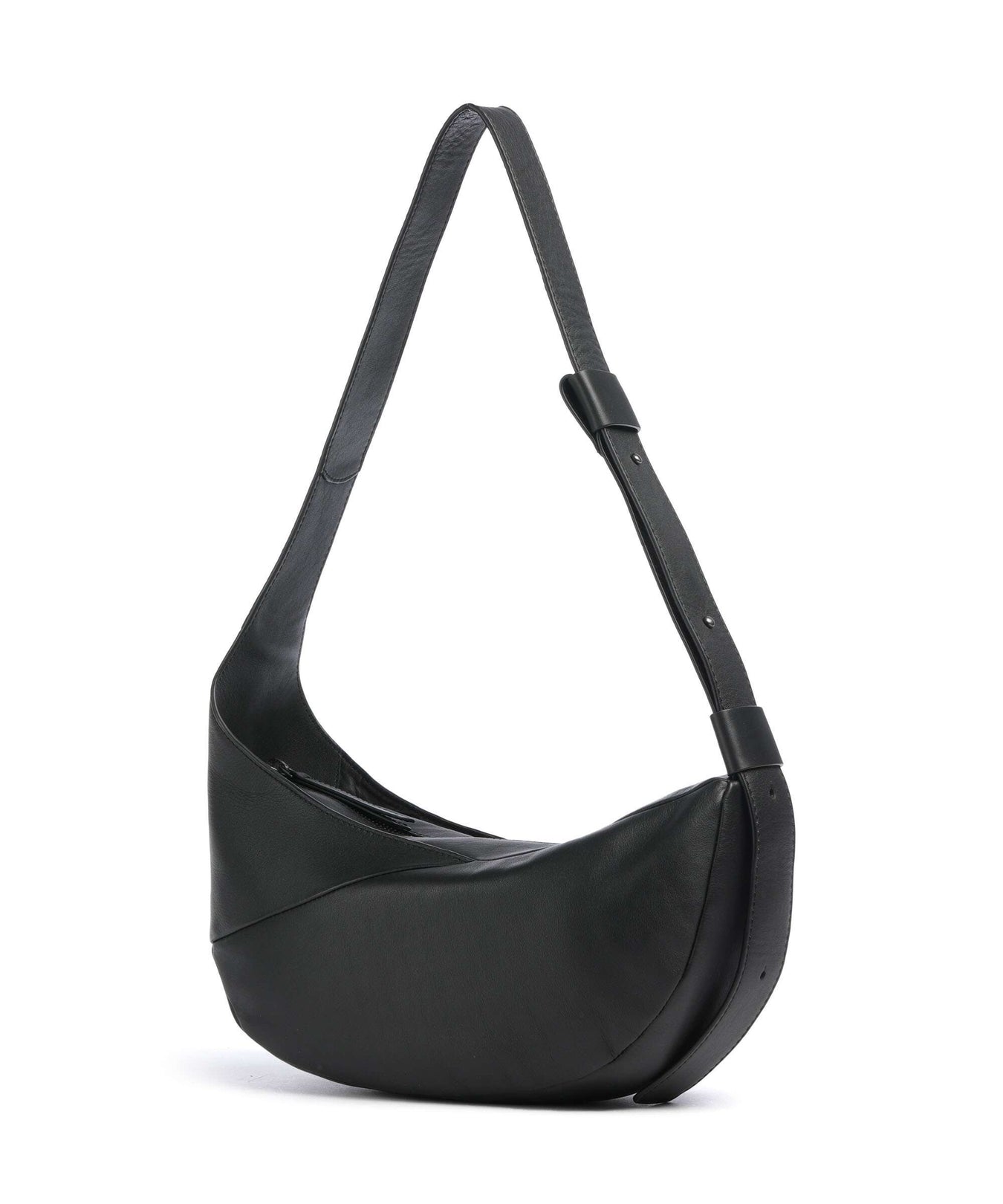 Aunts & Uncles Jamie's Orchard Bee Balm Hobo bag jet black