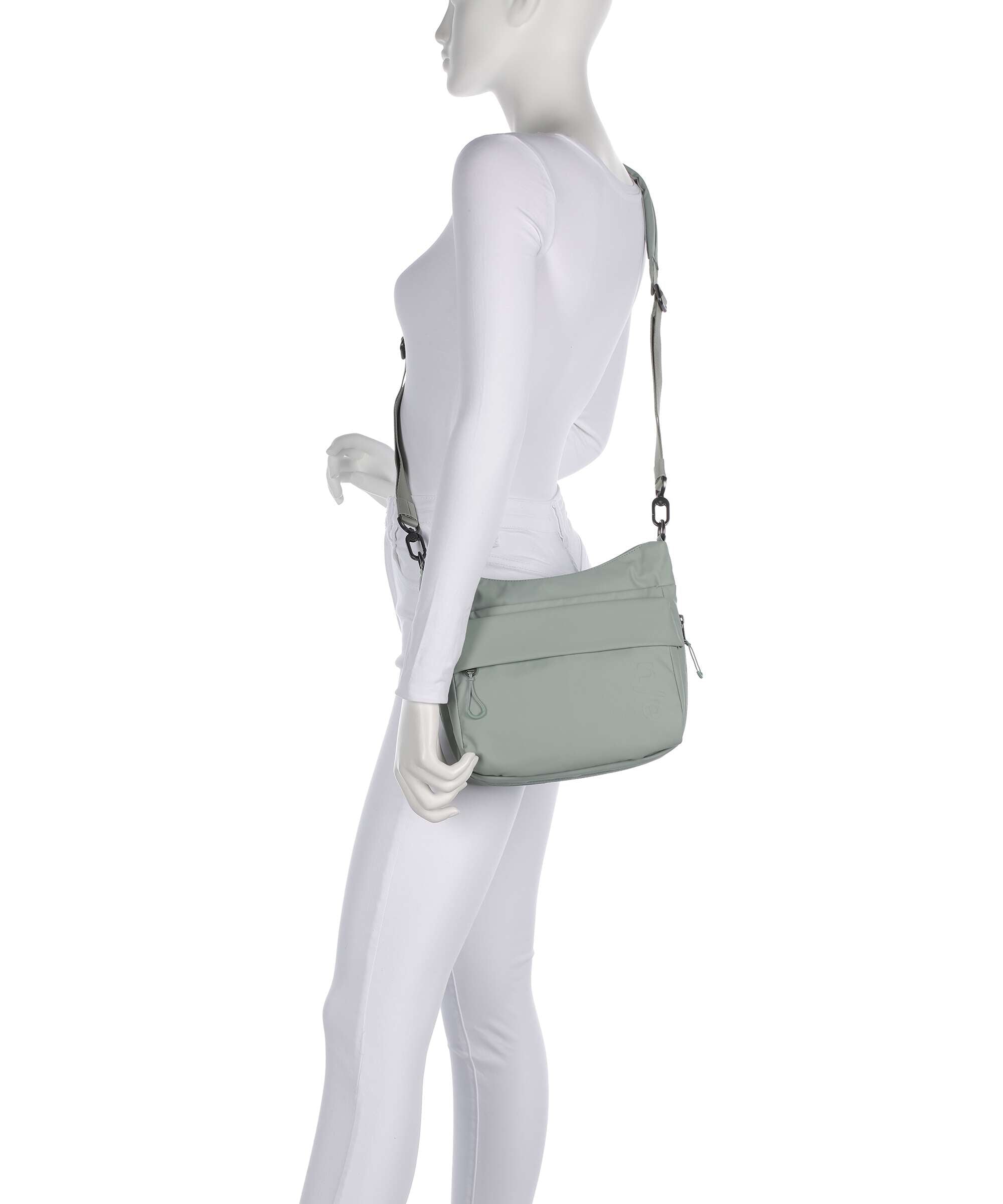 Aunts & Uncles Japan RE lite Nanuki Crossbody bag sage green