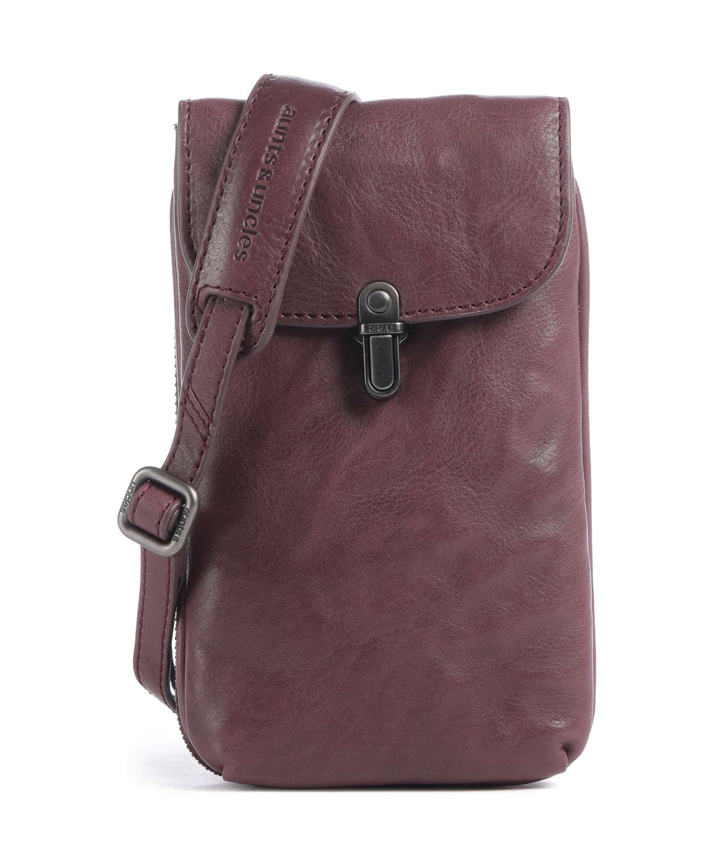 Aunts & Uncles Grandma's Luxury Club Mrs. Lemon Twist Phone bag dark cherry
