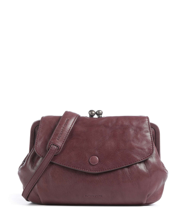 Aunts & Uncles Grandma's Luxury Club Mrs. Madeline Crossbody bag dark cherry