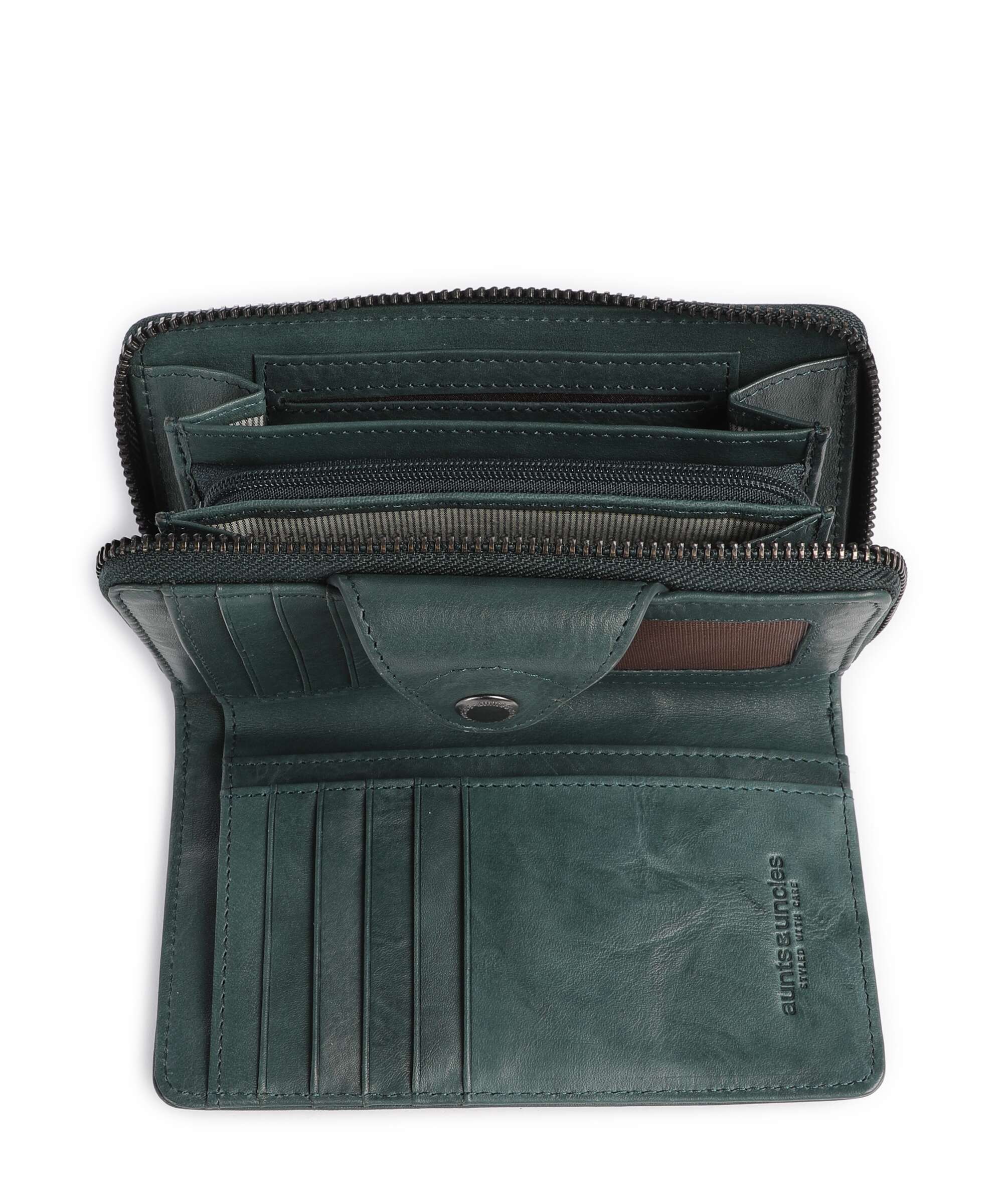 Aunts & Uncles Grandma's Luxury Club Francis Wallet green jewel