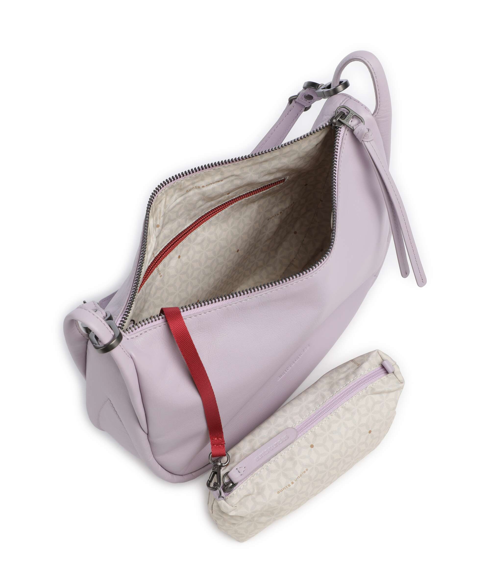 Aunts & Uncles Bohemian Vibes Raven Hobo bag pale lilac