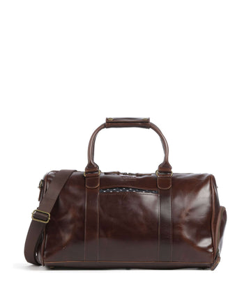 Buckle & Seam Crazy Horse Collin Torba weekendowa brown/dot