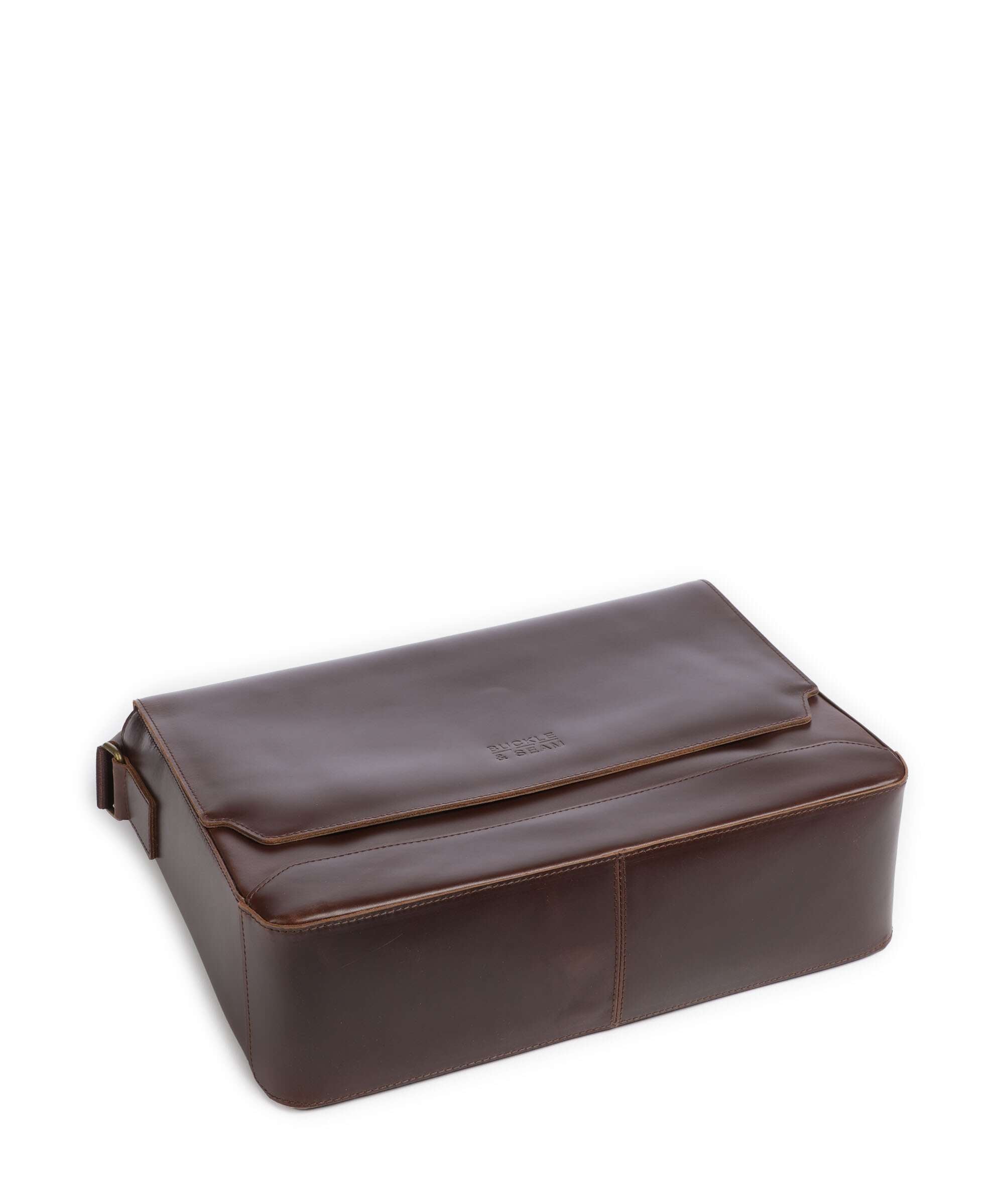 Buckle & Seam Crazy Horse Times Messenger bag brown