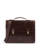Buckle & Seam Crazy Horse Notes Aktówka brown