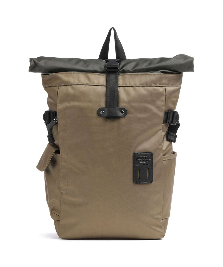Harvest Label Norikura Two-Tone Rolltop backpack desert olive