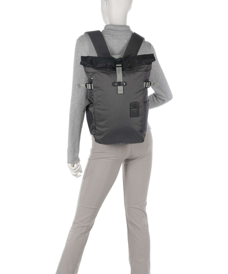 Harvest Label Norikura Two-Tone Rolltop backpack gunmetal