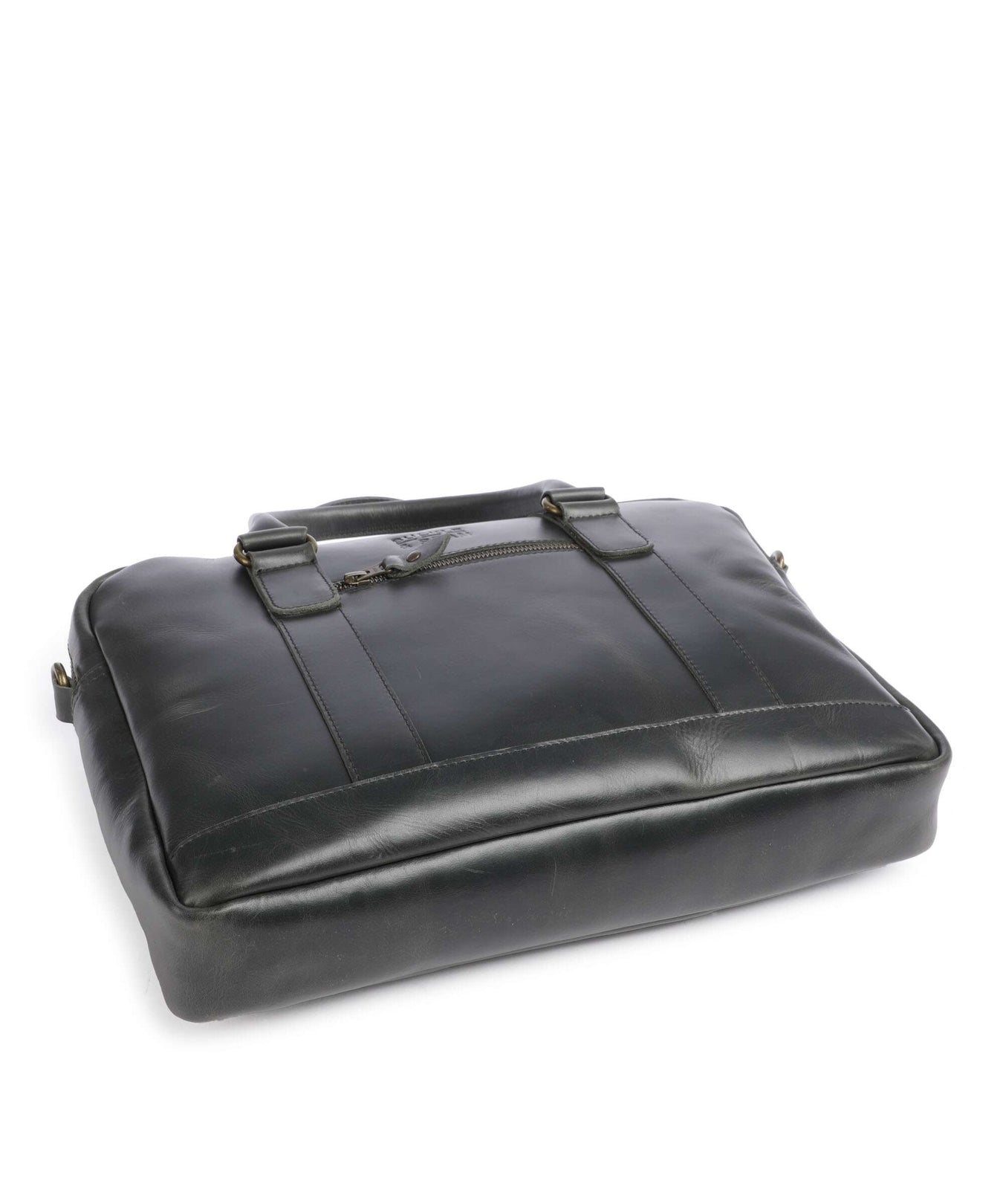 Buckle & Seam Crazy Horse Everett Briefcase anthracite