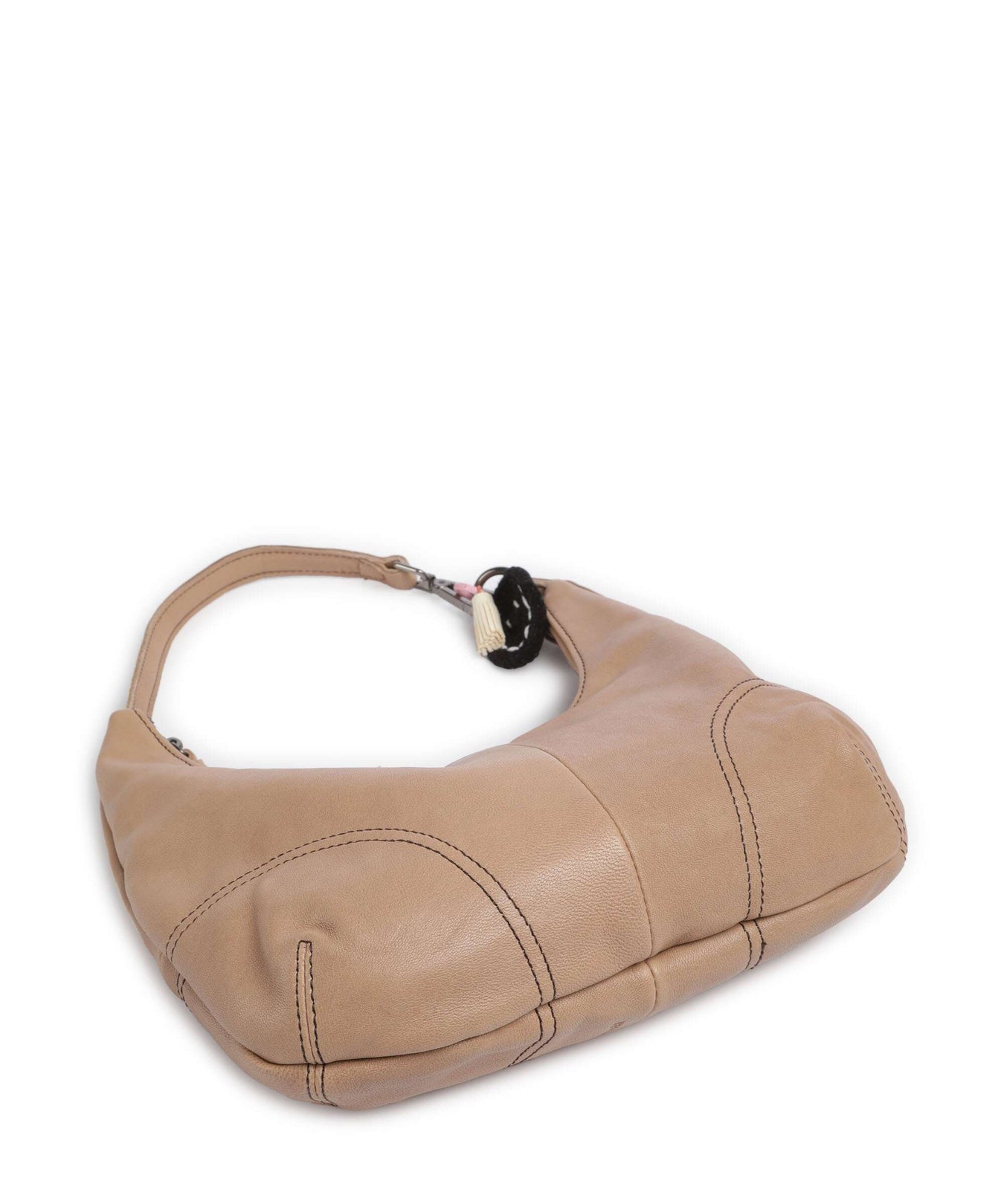 FredsBruder Take A Smile Hobo bag milk coffee